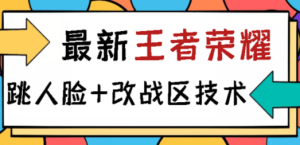 王者荣耀跳人脸技术+改战区技术教程，一份教程卖50，一天能卖5-15份