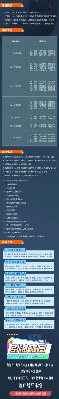 地产网红打造24式，教你0门槛玩转地产短视频，轻松做年入百万的地产网红