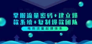 电商流量起爆体系：掌握流量密码+建立爆款系统+复制爆款团队