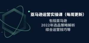 亚马逊运营实操课（每周更新）包括亚马逊2022选品策略解析，综合运营技巧等 ...