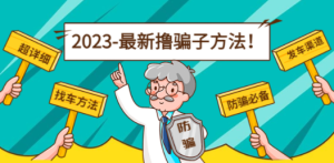 新撸骗子方法日赚200+【11个超详细找车方法+发车渠道】视频教程+文档