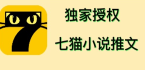 七猫小说推文（全网独家项目），个人工作室可批量做