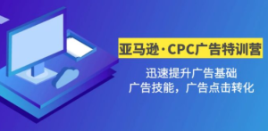 亚马逊·CPC广告·2期特训营，迅速提升广告基础，广告技能，广告点击转化