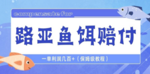 最新路亚鱼饵打假赔付玩法，一单利润几百+（保姆级教程）