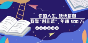 某高赞电子书《你的 人生，缺块 拼图——我靠“割韭菜”，年赚 500 万》