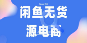 2023最强蓝海项目，闲鱼无货源电商，无风险易上手月赚10000 见效快