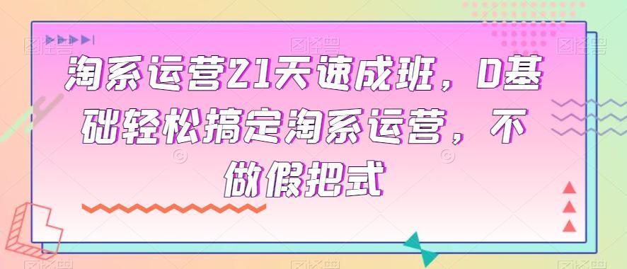 淘宝运营小白变大神：21天速成班实操指南，0基础轻松搞定淘系运营