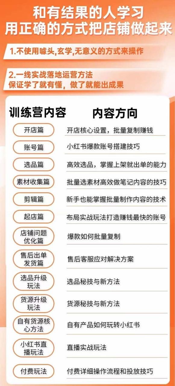 新个体·搞钱-小红书训练营：实战落地运营方法，抓住搞钱方向，每月多搞2w+ ... ...