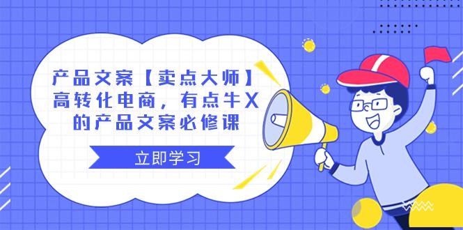 【卖点 大师】产品文案必修课：高转化电商，有点牛X的电商神器！