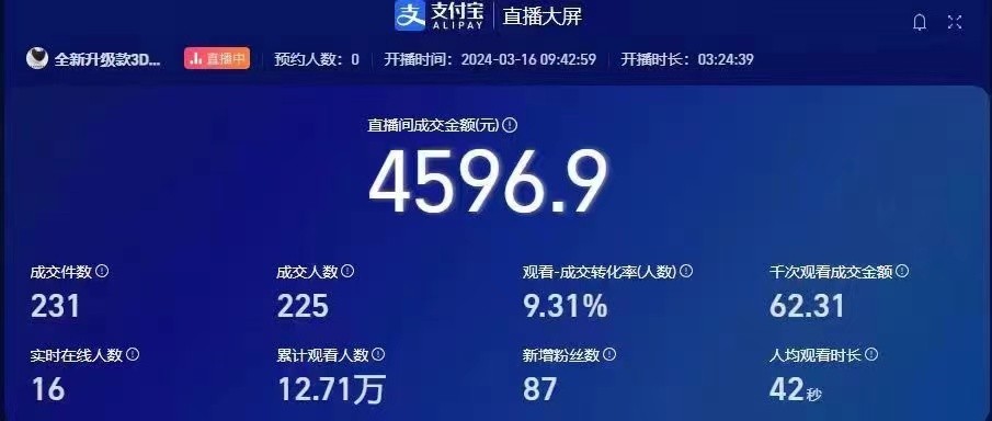 24年挂机直播顶尖玩法，睡后日收入2千、零成本，视频教学